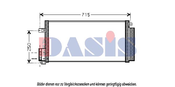 AKS DASIS Kondensators, Gaisa kond. sistēma 082039N